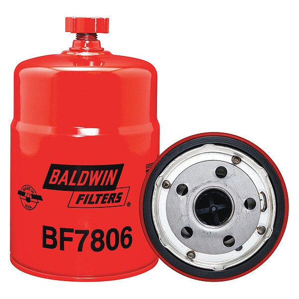Fuel Filter, 6-7/32 x 3-11/16 x 6-7/32 In