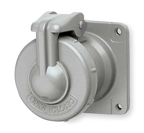 Pin & Sleeve Receptacl, 60A, 3P, 3W, NEMA 4X