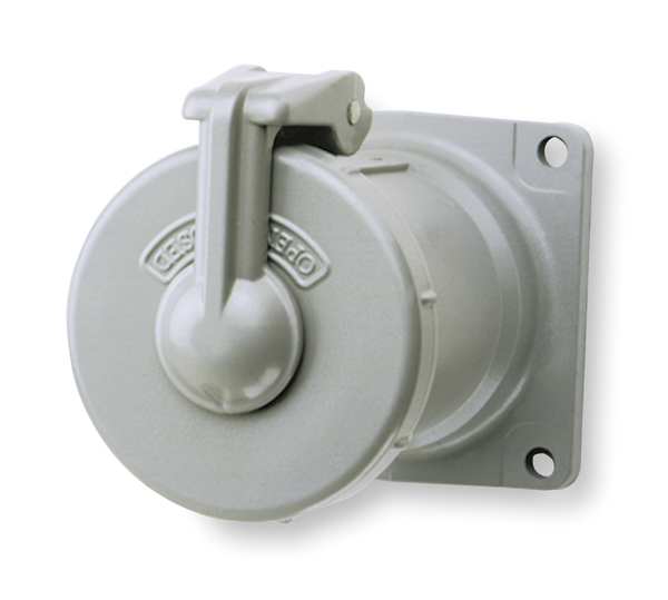 Pin & Sleev Receptacl, 100A, 4P, 4W, NEMA 4X