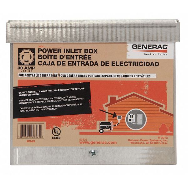 Power Inlet Box, 30 Amp AC