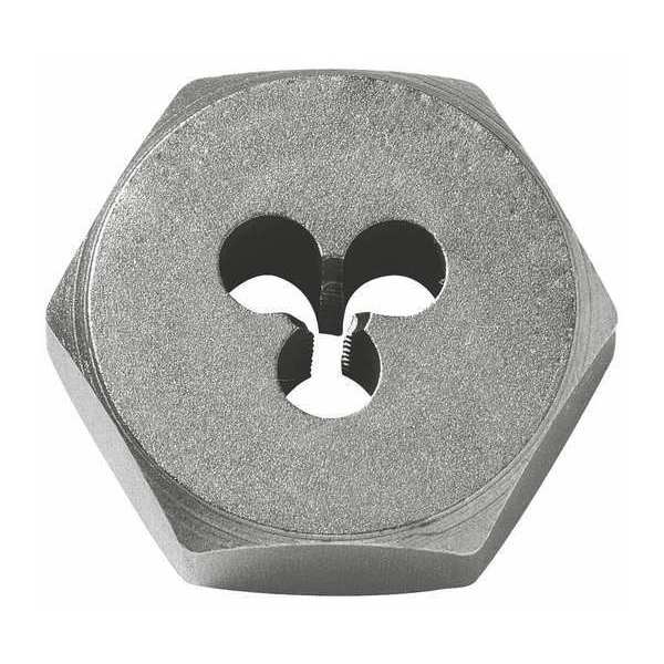 Hexagon Die, Carbon Steel, RH, #6-32, NC