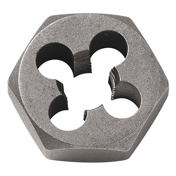 Hexagon Die, Carbon Steel, RH, 1/8-27, NPT
