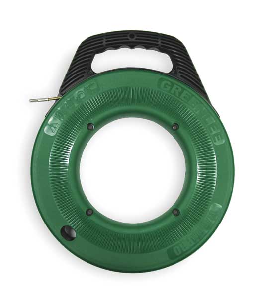 Fish Tape, 3/16 In x 50 ft, Steel
