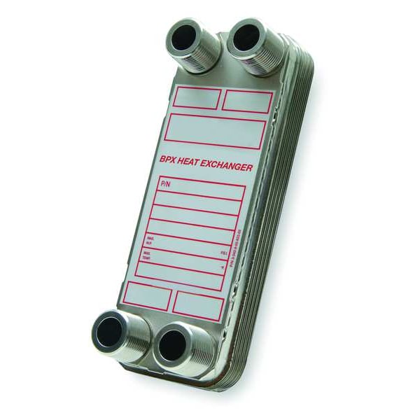 Heat Exchanger, Brazed Plate, 535K BTU