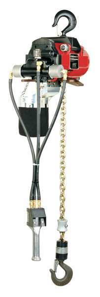 Air Chain Hoist, 4400 lb. Cap., 10 ft. Lft