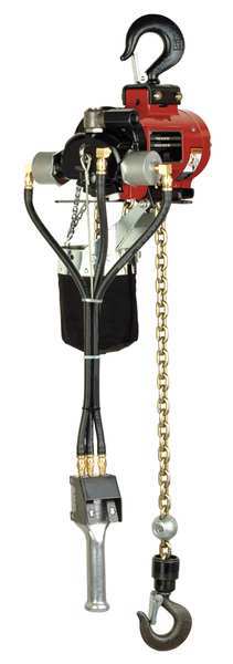 Air Chain Hoist, 275 lb. Cap., 10 ft. Lift