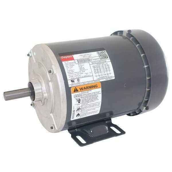 3-Phase General Purpose Motor, 1/3 HP, 56 Frame, 208-230/460V AC Voltage, 1,140 Nameplate RPM