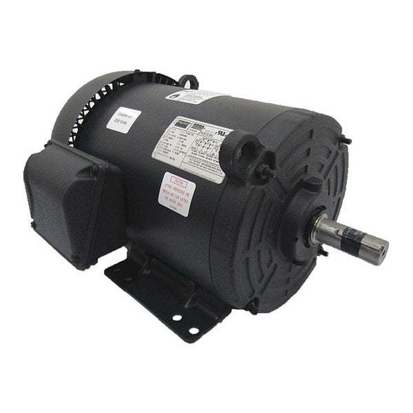 3-Phase General Purpose Motor, 1 HP, 182/4 Frame, 208-230/460V AC Voltage, 1,760 Nameplate RPM