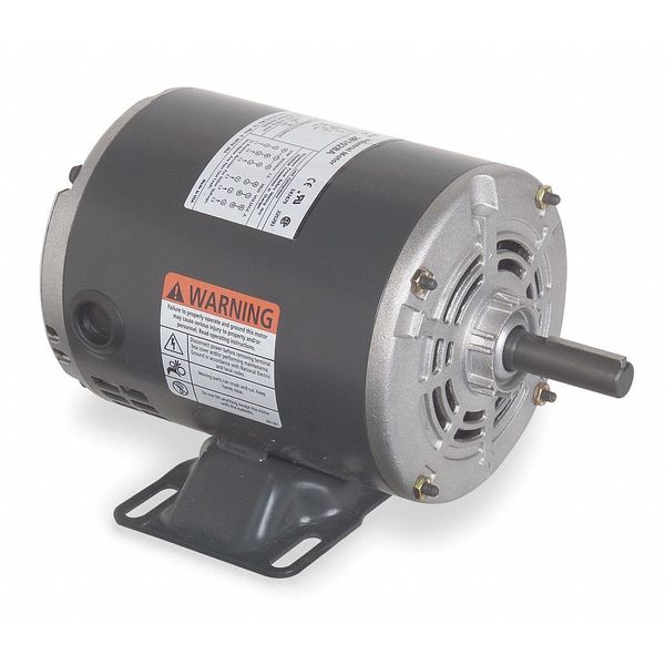 3-Phase General Purpose Motor, 1/3 HP, 48 Frame, 230/460V AC Voltage, 3,450 Nameplate RPM