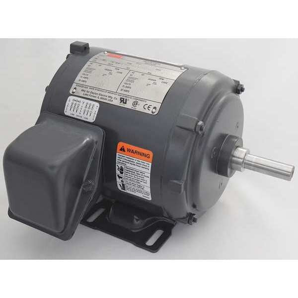 3-Phase General Purpose Motor, 1/4 HP, 56 Frame, 230/460V AC Voltage, 1,770 Nameplate RPM