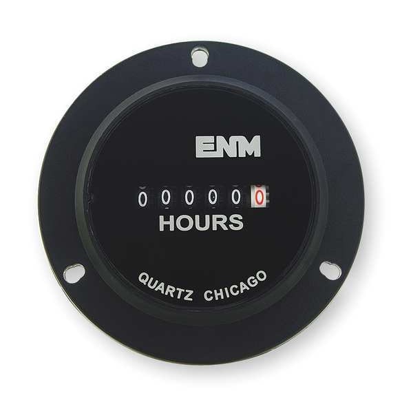 DC Hour Meter, 6 Digit, Round, 10-80VDC