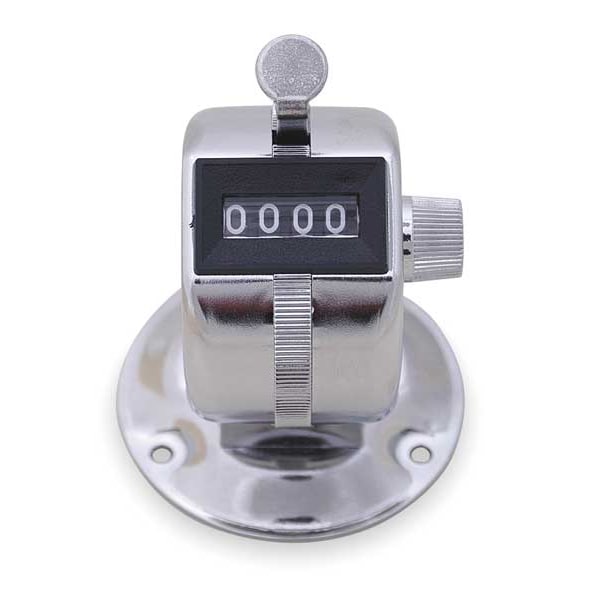Counter, Mechanical, 4 Digit, Hand Tally