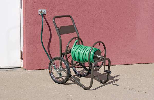Portable Hose Cart, Steel, 17 In. Dia.