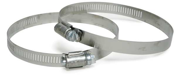 Hose Clamp, 2-1/2 to 4-1/2 In, SAE 64, PK10, Metric Dia. Max.: 114 mm