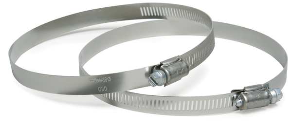 Hose Clamp, 3-1/2 to 5-1/2 In, SAE 80, PK10