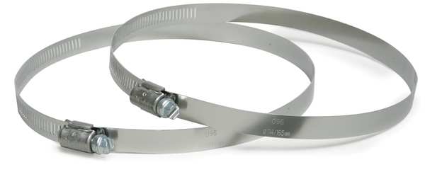 Hose Clamp, 4-1/2 to 6-1/2 In, SAE 96, PK10