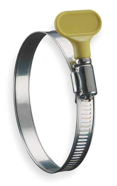 Hose Clamp, 2-1/2 to 4-1/2 In, SAE 64, PK2