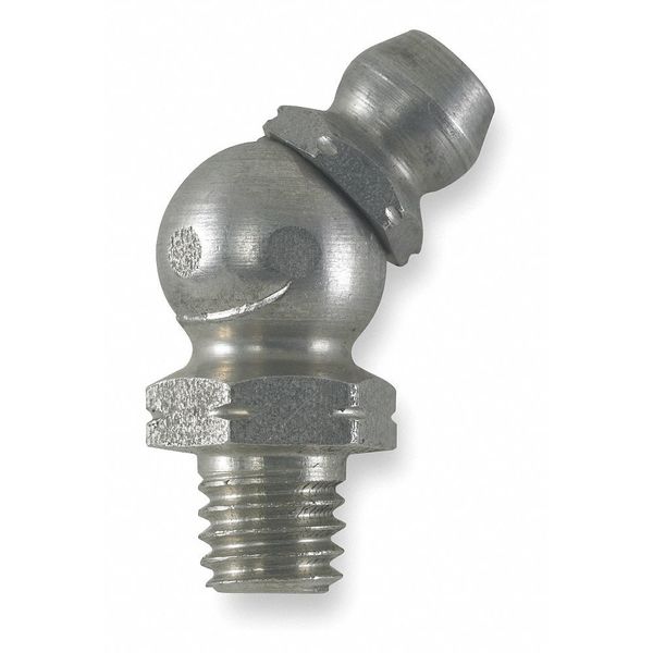 Grease Fitting, 45deg, M6x1mm, PK10