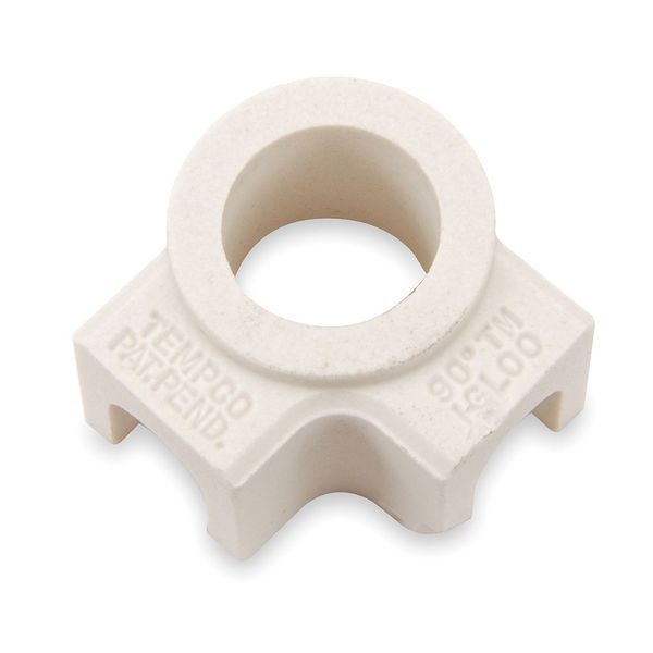 Ceramic Terminal Covers, 2 Ports 90D, PK10