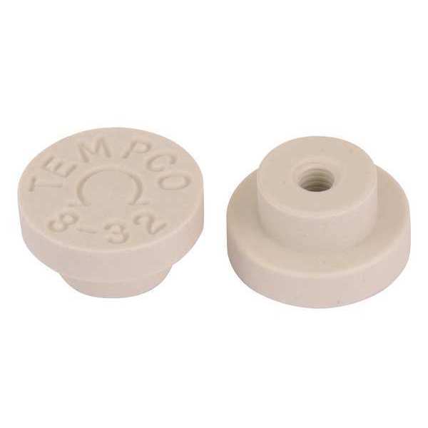 Ceramic Terminal Caps, 8 - 32 Threads, PK10