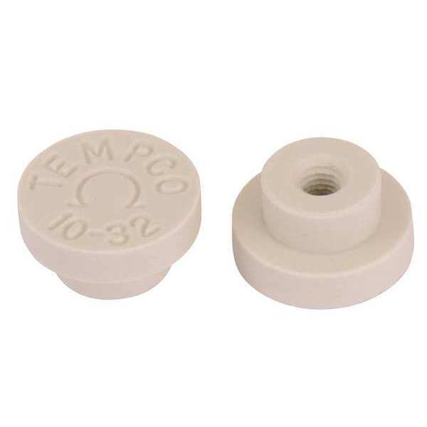 Ceramic Terminal Caps, 10-32 Threads, PK10