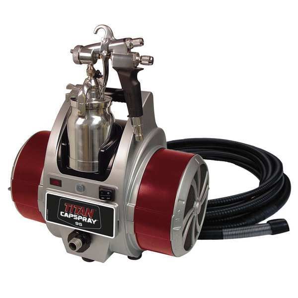 HVLP Paint Sprayer, 4 Stage, 1 qt.