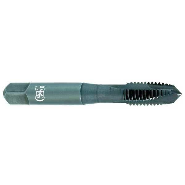 Spiral Point Tap, #10-24, Plug, UNC, 3 Flutes, Oxide