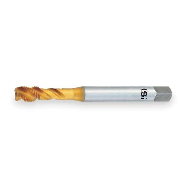 Spiral Flute Tap, M14-1.50, Modified Bottoming, Metric Fine, 3 Flutes