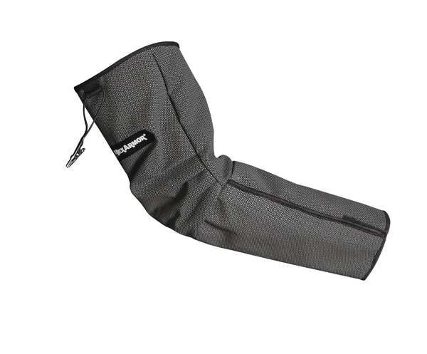 Cut-Resistant Sleeve, A7 Cut Level, Superfabric, Latex-Free, 19 in L, Black, Large