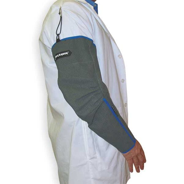 Cut-Resistant Sleeve, A7 Cut Level, Superfabric, Latex-Free, 19 in L, Black, XL
