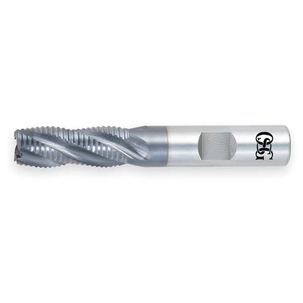 End Mill, Roughing, Co, TiAlN, 1/2, 3 FL, Sq