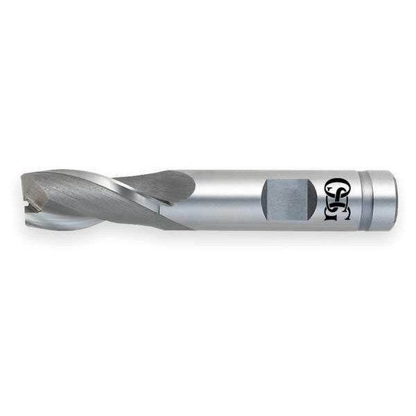 End Mill, Cobalt, 7/32, 2 FL, SGL Sq End, CC