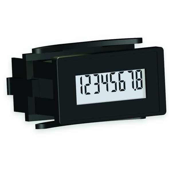 LCD Hour Meter, LCD, Clip, ABS/PC Blend