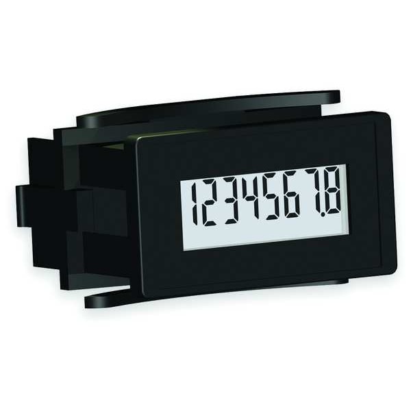 LCD Hour Meter, Rectangular, Dry Contact