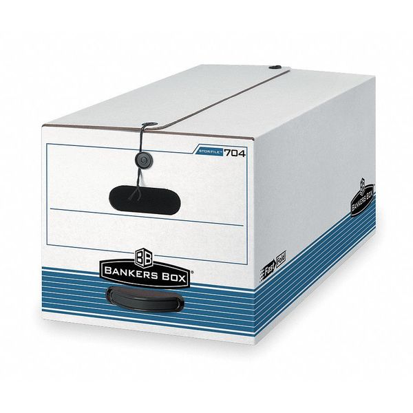 Banker Box, Ltr, 500Lb, Wht/Blu, PK12