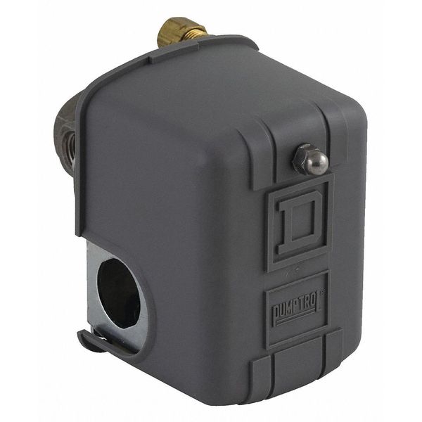 Pressure Switch, (4) Port, 1/4 in FNPS, DPST, 60 to 200 psi, Standard Action