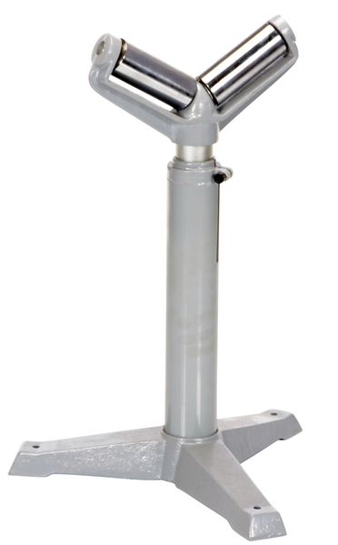 Roller Stand, V Style, H to 38 1/2 In