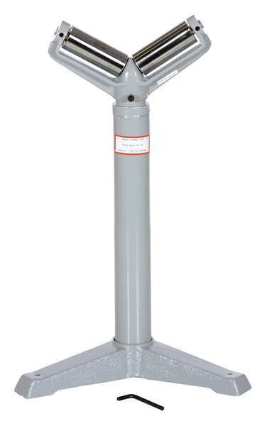 Roller Stand, V Style, H to 42 In