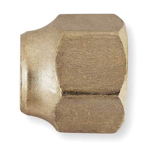 Short Nut, 45deg, Brass, Tube, 3/8 In., PK10