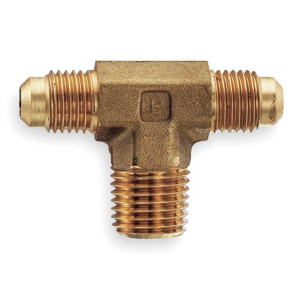 Male Branch Tee, 45 deg, Tube x MNPT, PK10