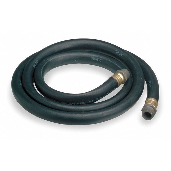 Gas Hose, 1 IDx1.40 In ODx10 Ft, 1 In NPT