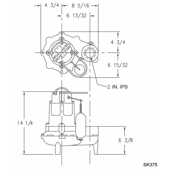 Waste-Mate 1/2 HP 2