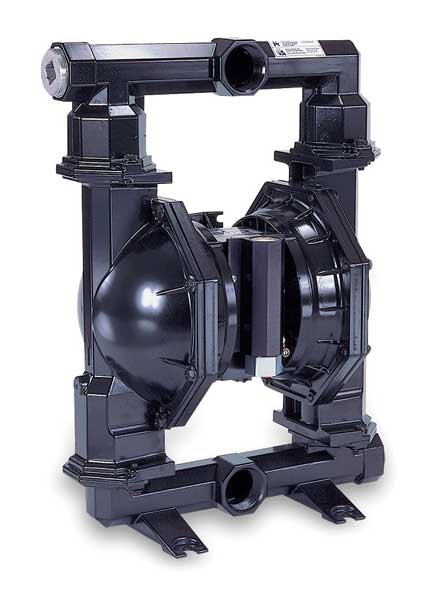 Double Diaphragm Pump, Stainless steel, Air Operated, PTFE, 90 GPM