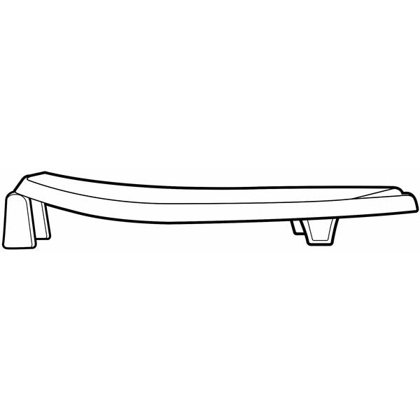 Toilet Seat, With Cover, Plastic, Elongated, White