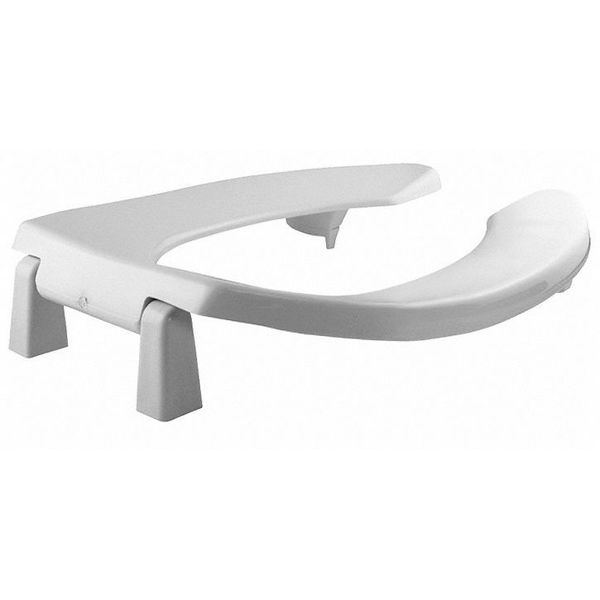 Toilet Seat, Without Cover, Plastic, Elongated, White