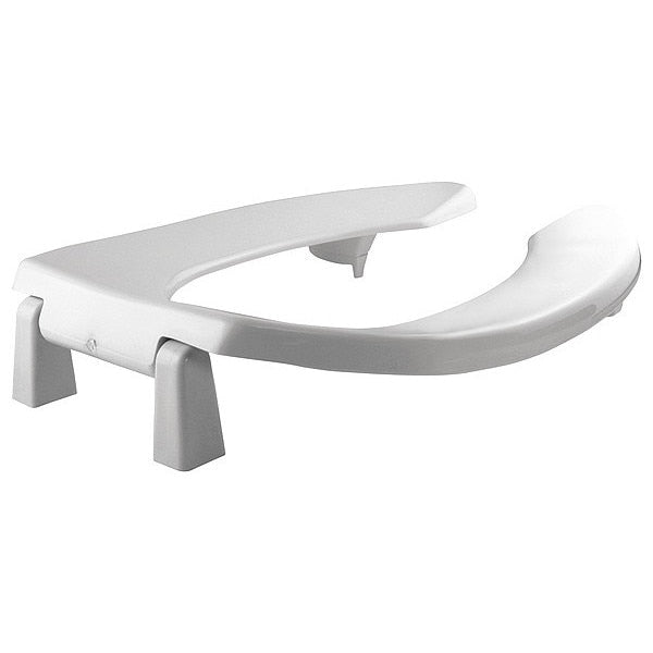 Toilet Seat, Without Cover, Plastic, Elongated, White