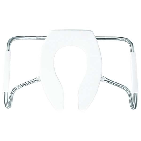 Toilet Seat, Without Cover, Plastic, Elongated, White