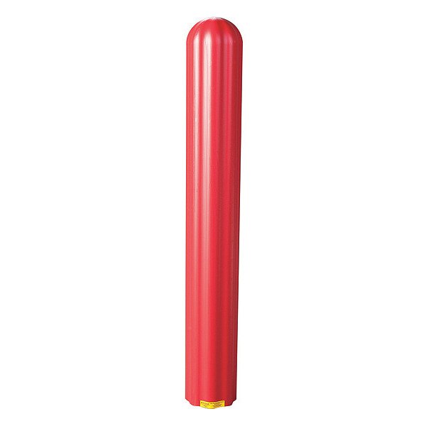 Post Sleeve, 6 In Dia., 56 In H, Red