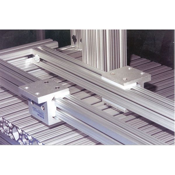 T-Slotted Extrusion, 10S, 97 Lx1 In H