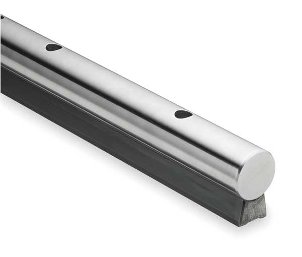 Support Rail, Steel, 1.500 In D, 48 In